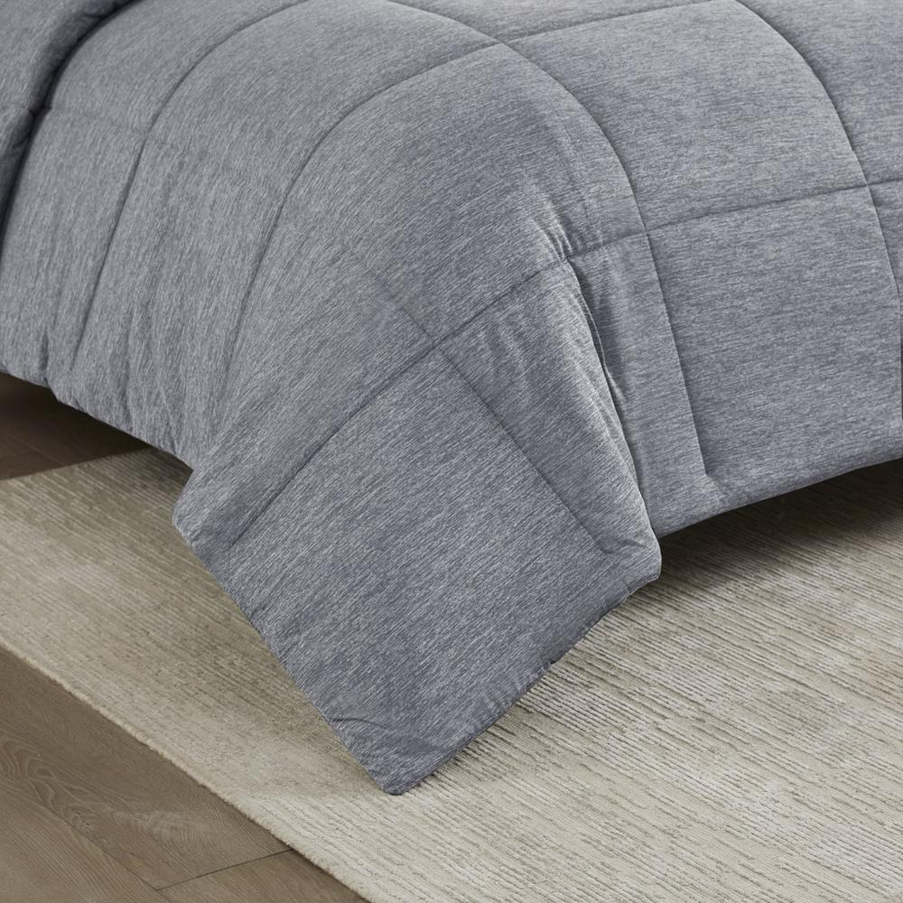 Comfort Cool Jersey Knit Oversized Down Alternative Comforter - Twin/Twin XL